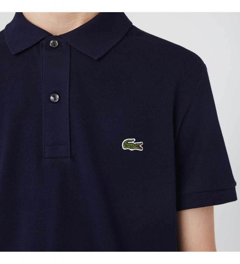 Polo Lacoste Original tamanho G (12.12) Slim Fit azul marinho