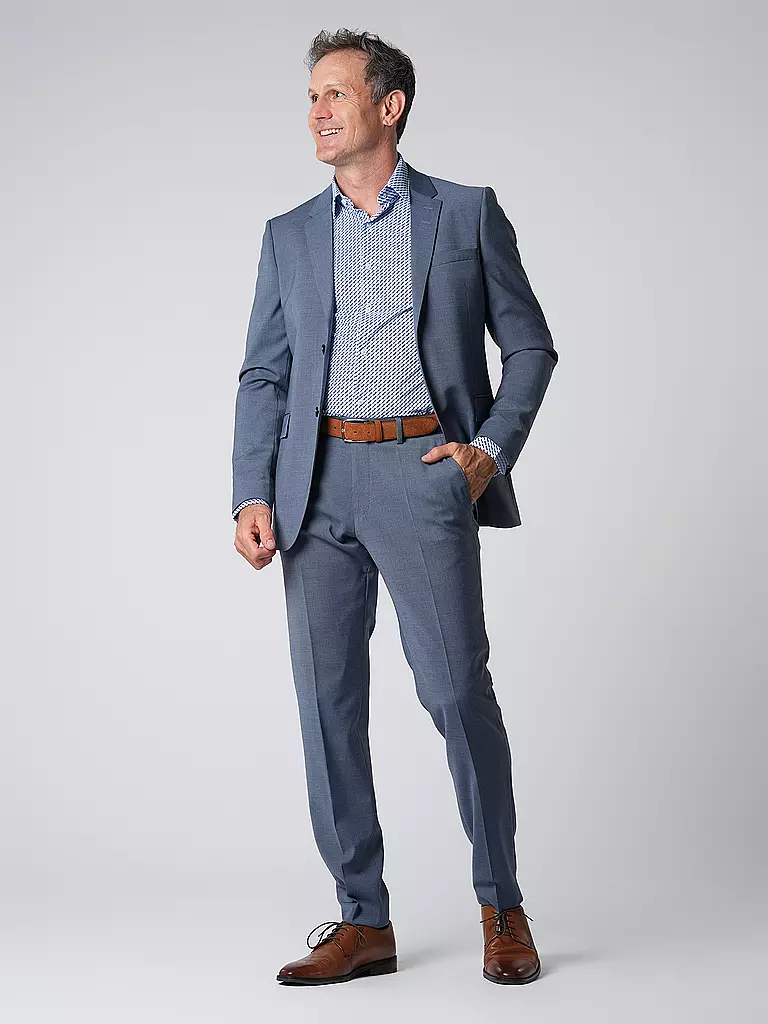 TIGER OF SWEDEN Anzughose Slim Fit TENUTA hellblau