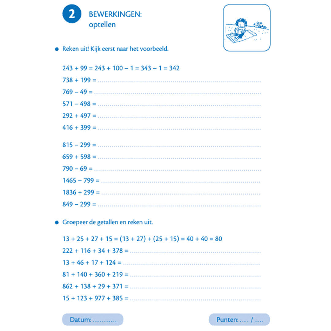 Uitgeverij deltas oefenblaadjes - naar groep 7