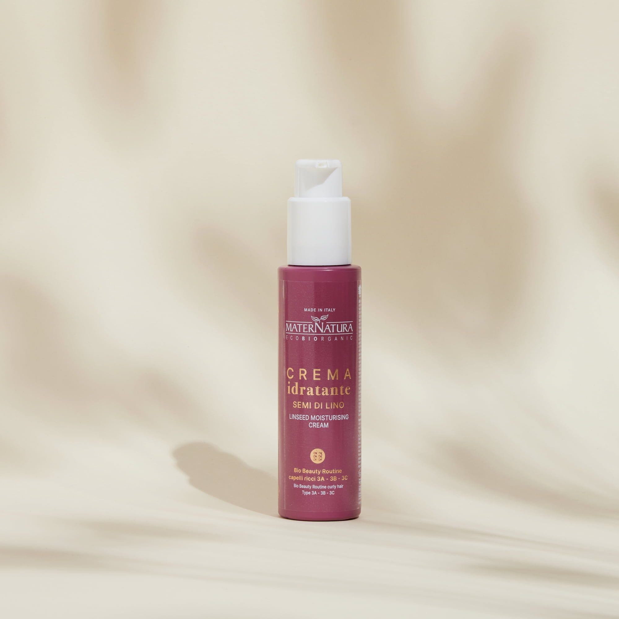 MaterNatura  Feuchtigkeitsspendende Stylingcreme mit Leinsamen, 100 ml