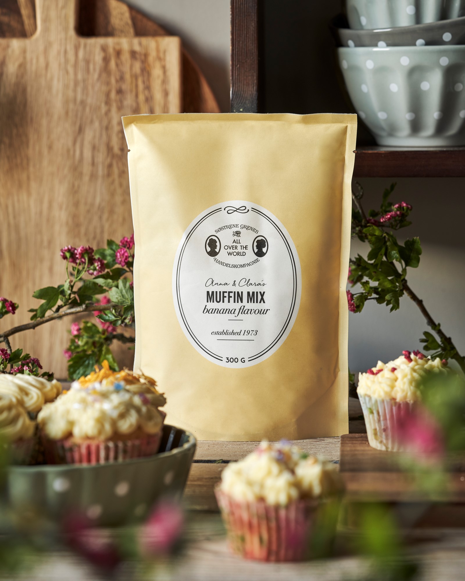 Bageblanding til bananmuffins | 300 g.