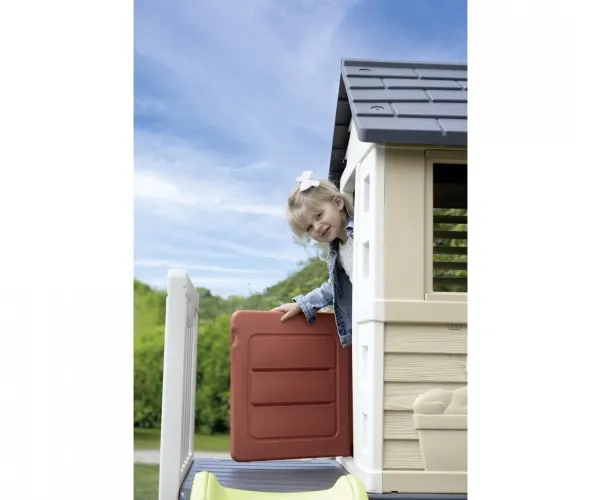 Smoby 810802, Stående legehus, 2 År, 1 dør(e), Rutsjebane, Flerfarvet