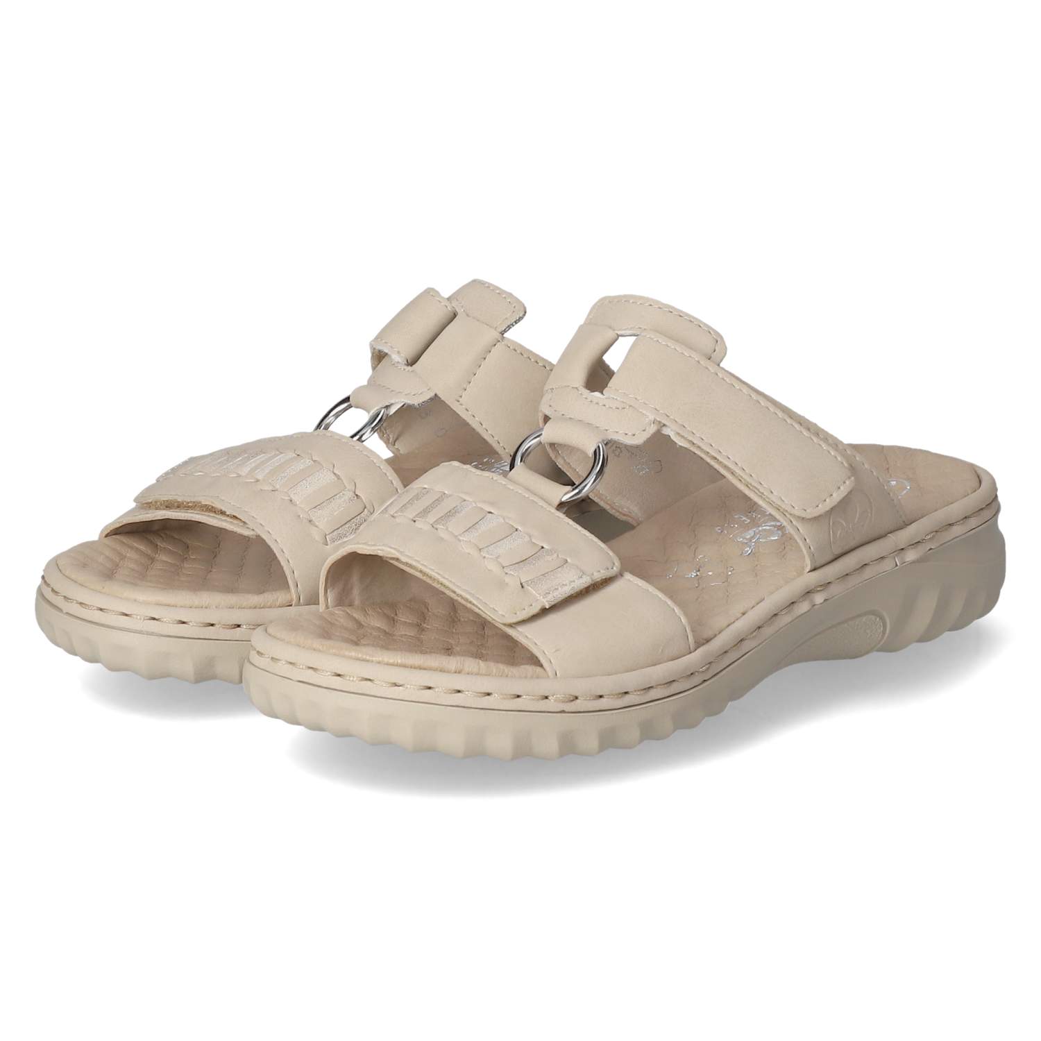 Rieker Pantoletten - beige