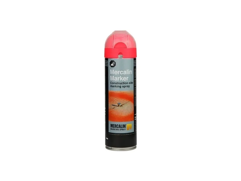 Mercalin Marker fluo 500 ml rød