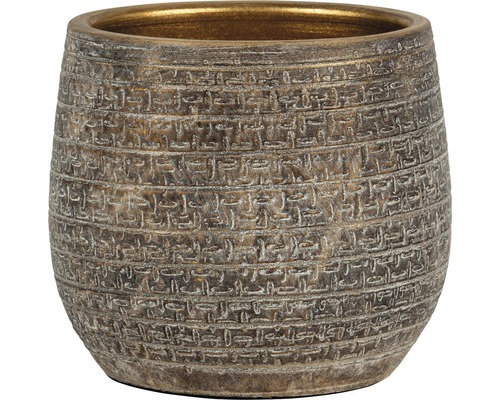Binnenpot Passie voor Aardewerk Solano Ø 16 cm H 14 cm Klei antiek goud