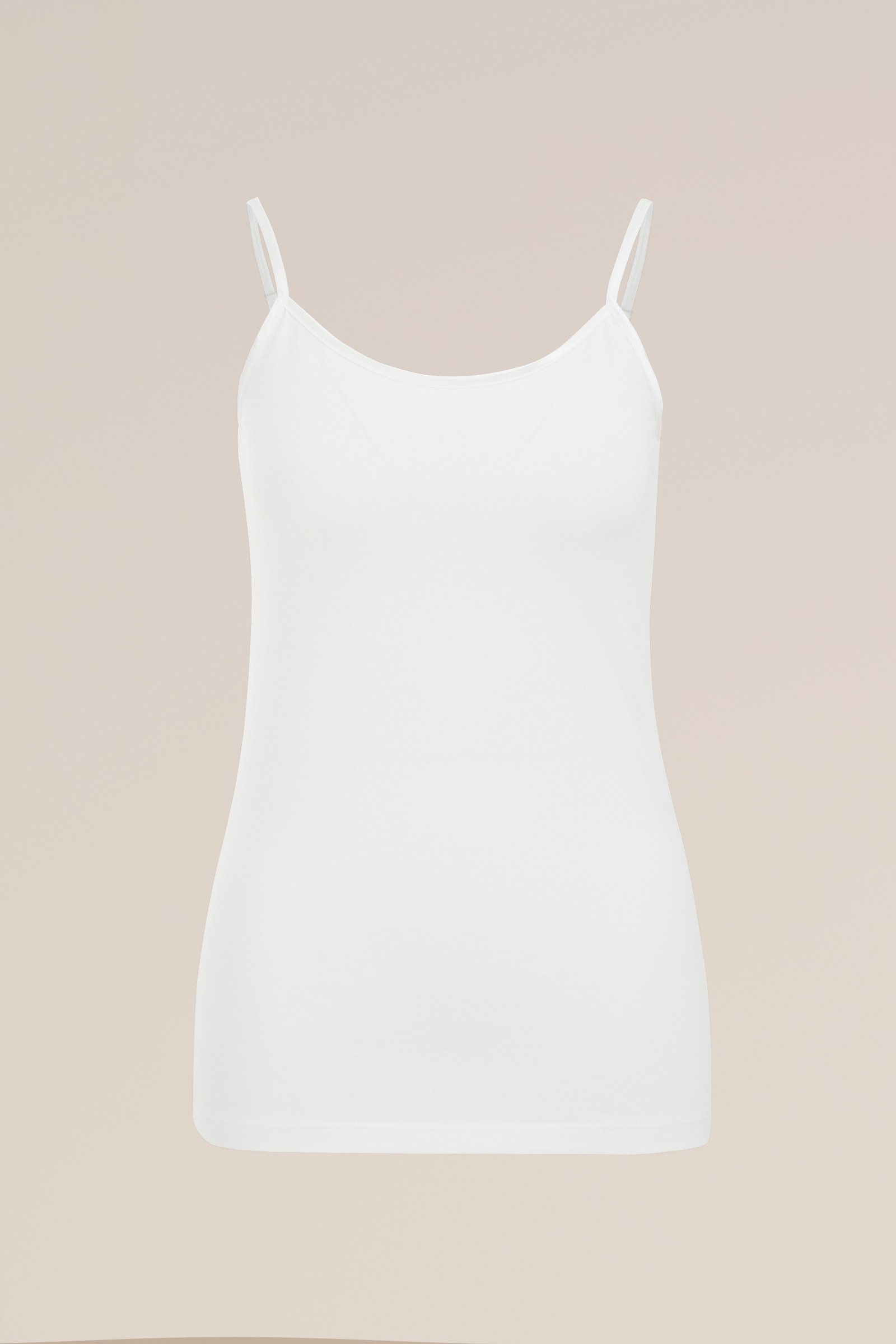 singlet van katoen WE Fashion Wit