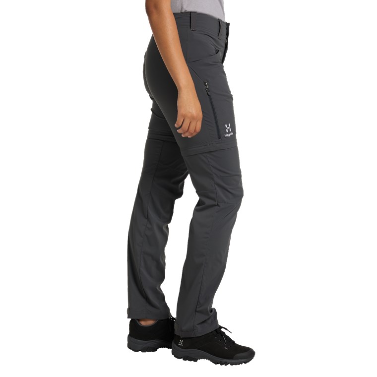 Haglöfs Lite Standard Zip-Off Pant Women Magnetite