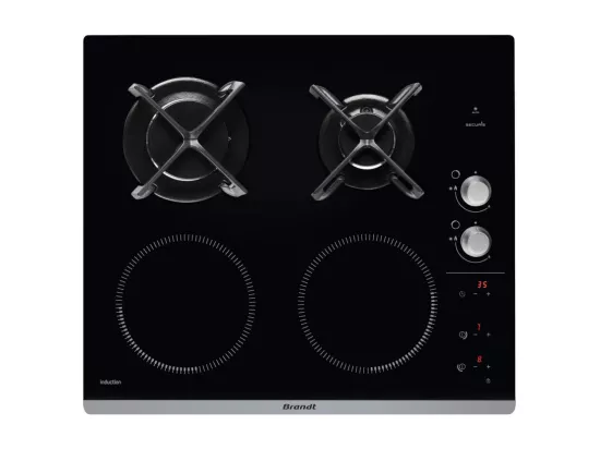 Plaque mixte BRANDT 7400W 58cm, 1033928