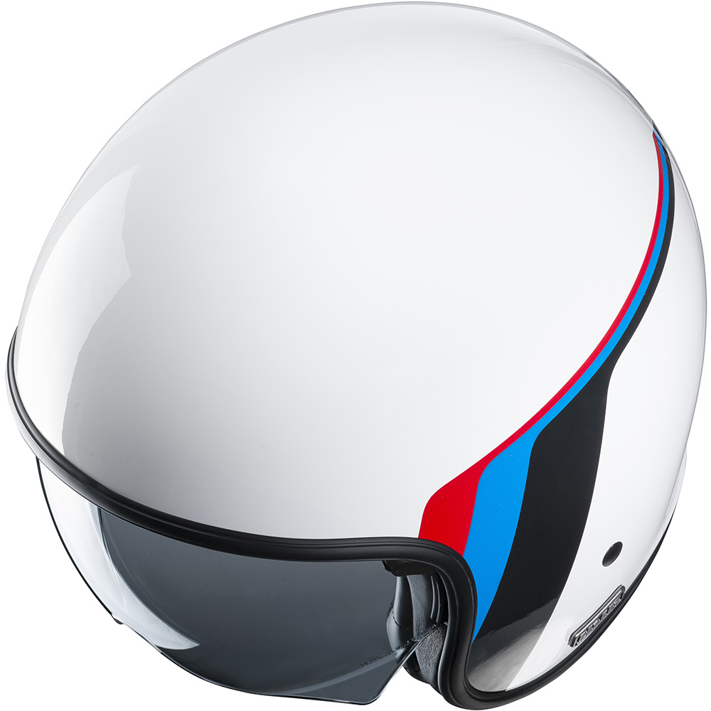 HJC - Casque V30 Osor MC10SF / Blanc / Noir / Bleu / Rouge