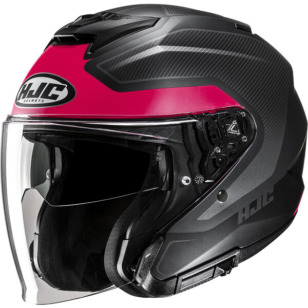 HJC - Casque i31 Tevis MC8SF / Noir / Rose / Mat