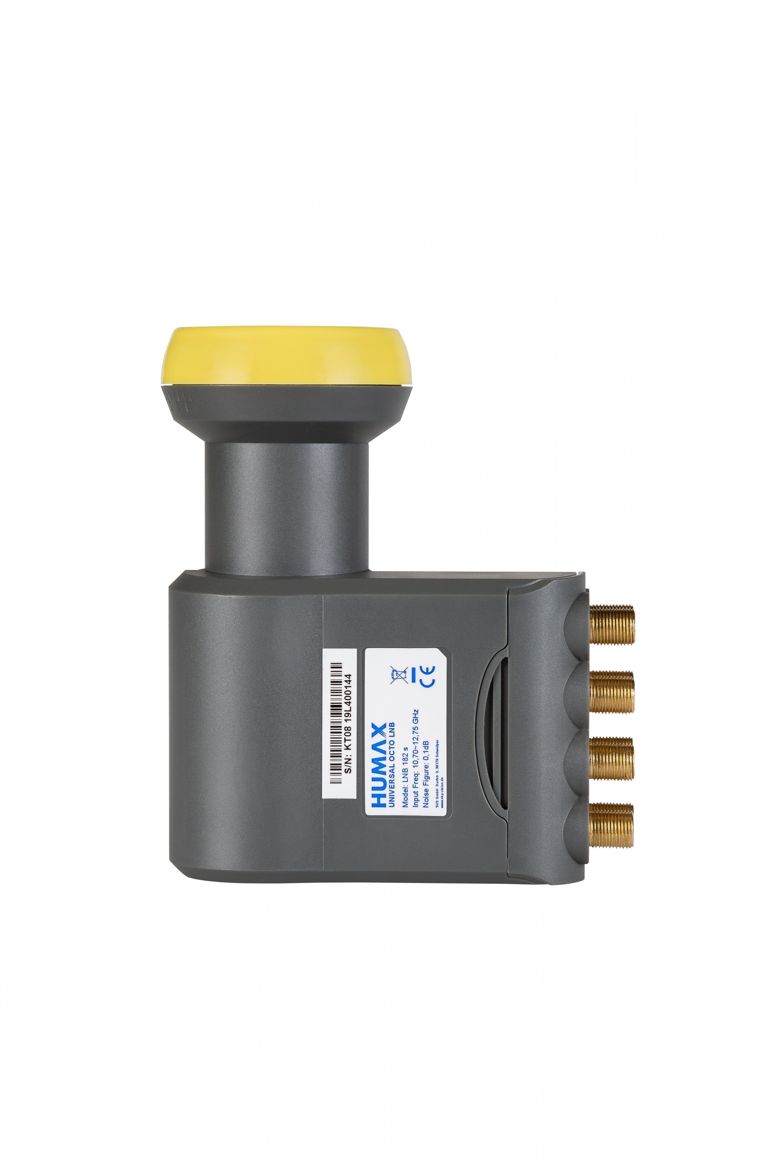 Humax Octo-Universal-LNB, Integrierter Wetterschutz LTE-Filter, Karton