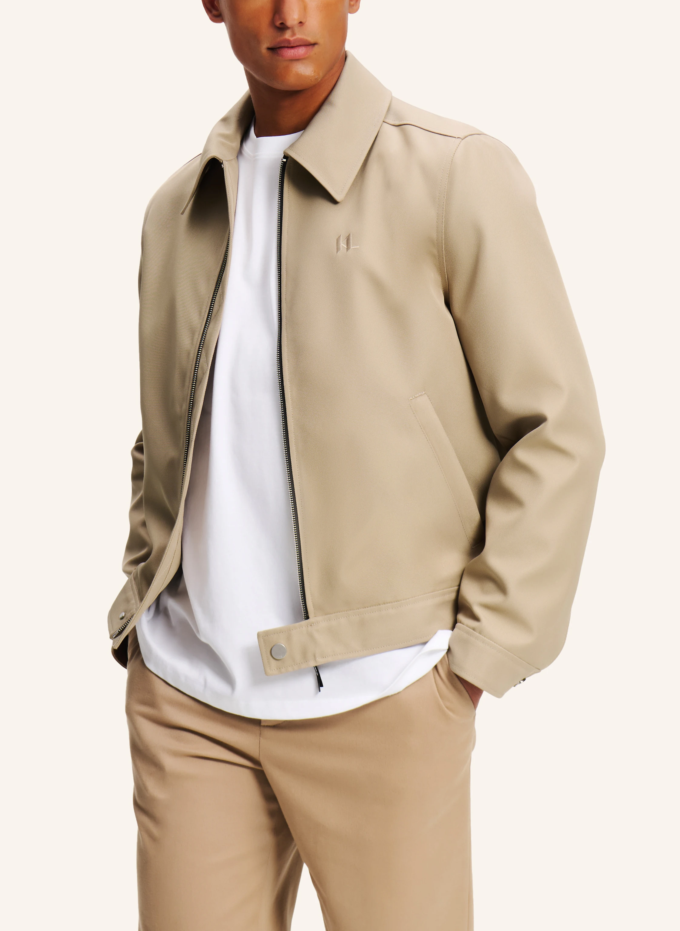 KARL LAGERFELD KL MONOGRAM KURZE JACKE