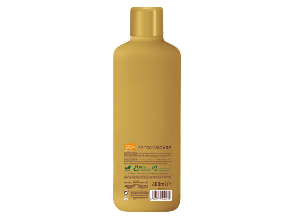 GEL BANHO NATURAL HONEY ARGÃO 1350 ML