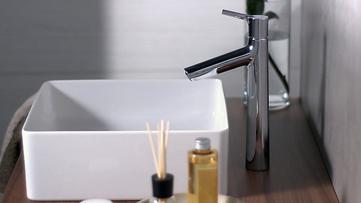 Mitigeur lavabo avec tirette et vidage Hansgrohe Talis S ComfortZone 190 surface chromé