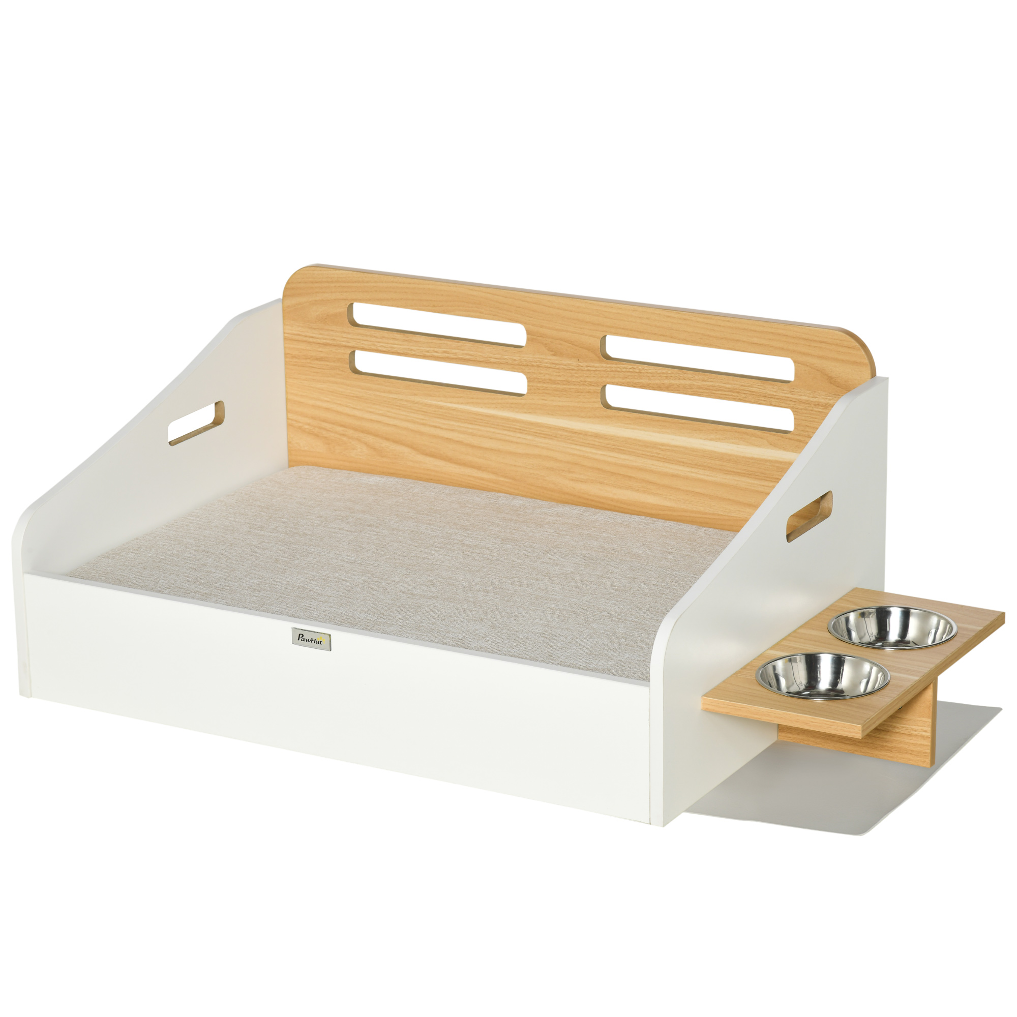 Cama de madeira PawHut para cães e gatos