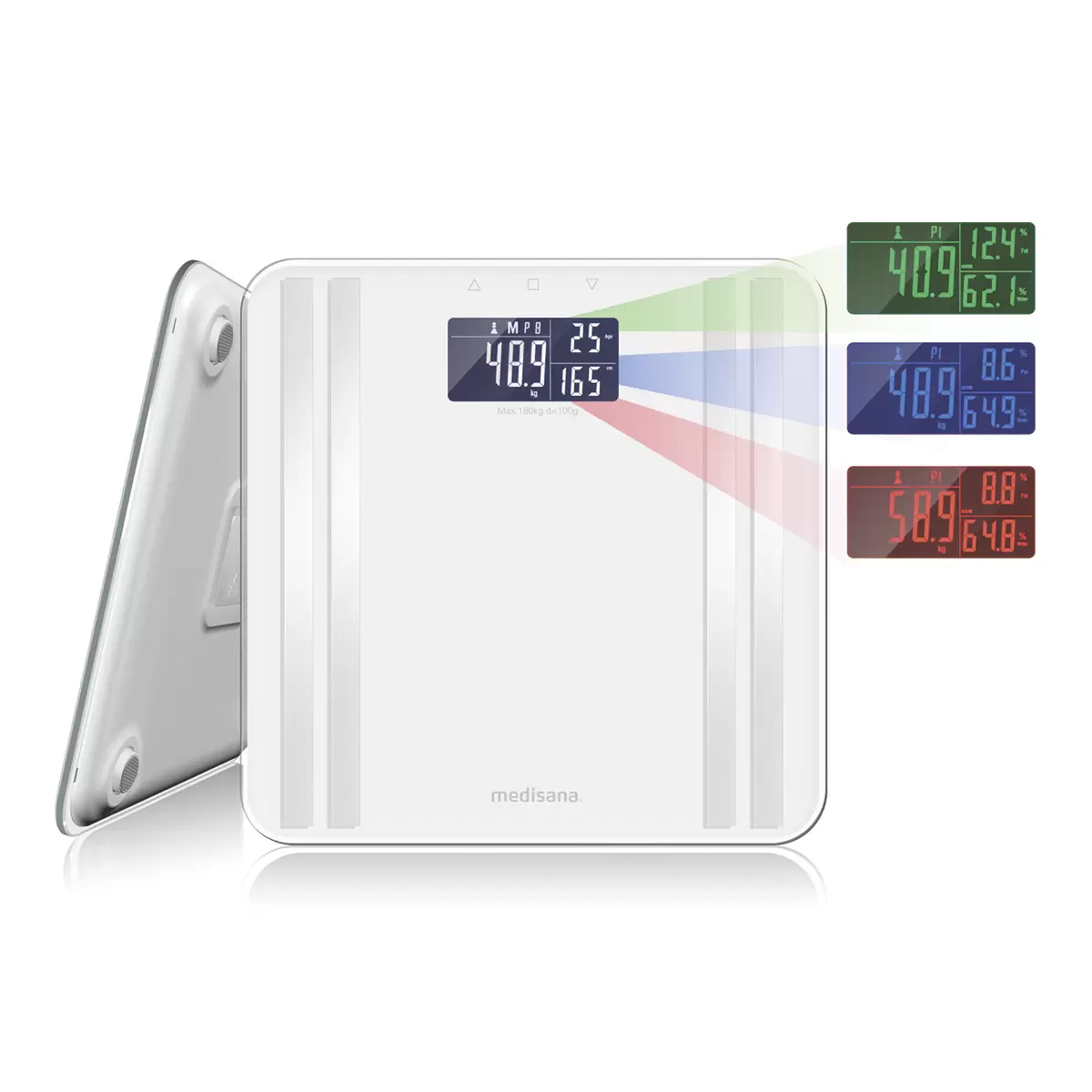 Körperanalysewaage BS465 Medisana weiss