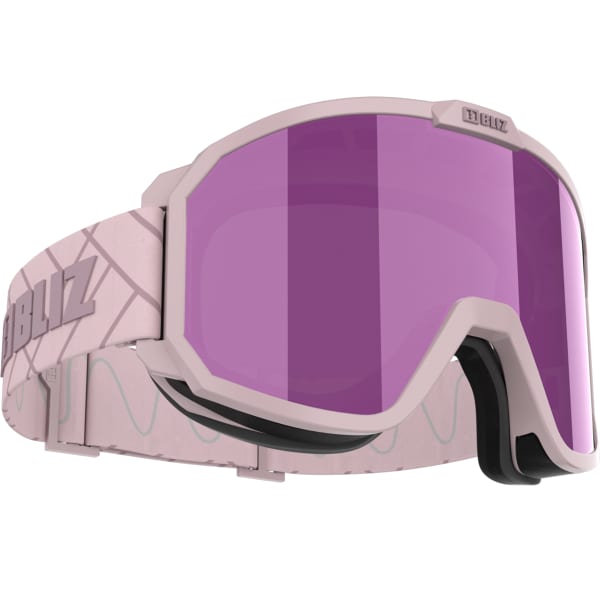 Masque de ski BLIZ RAVE MATT PINK W DARK PINK LOGO/BROWN PINK