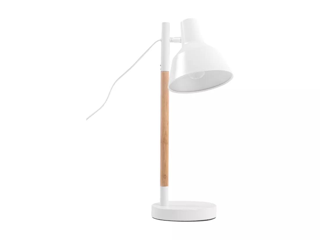Lampe de bureau ALDAN Réglable Métal Blanc