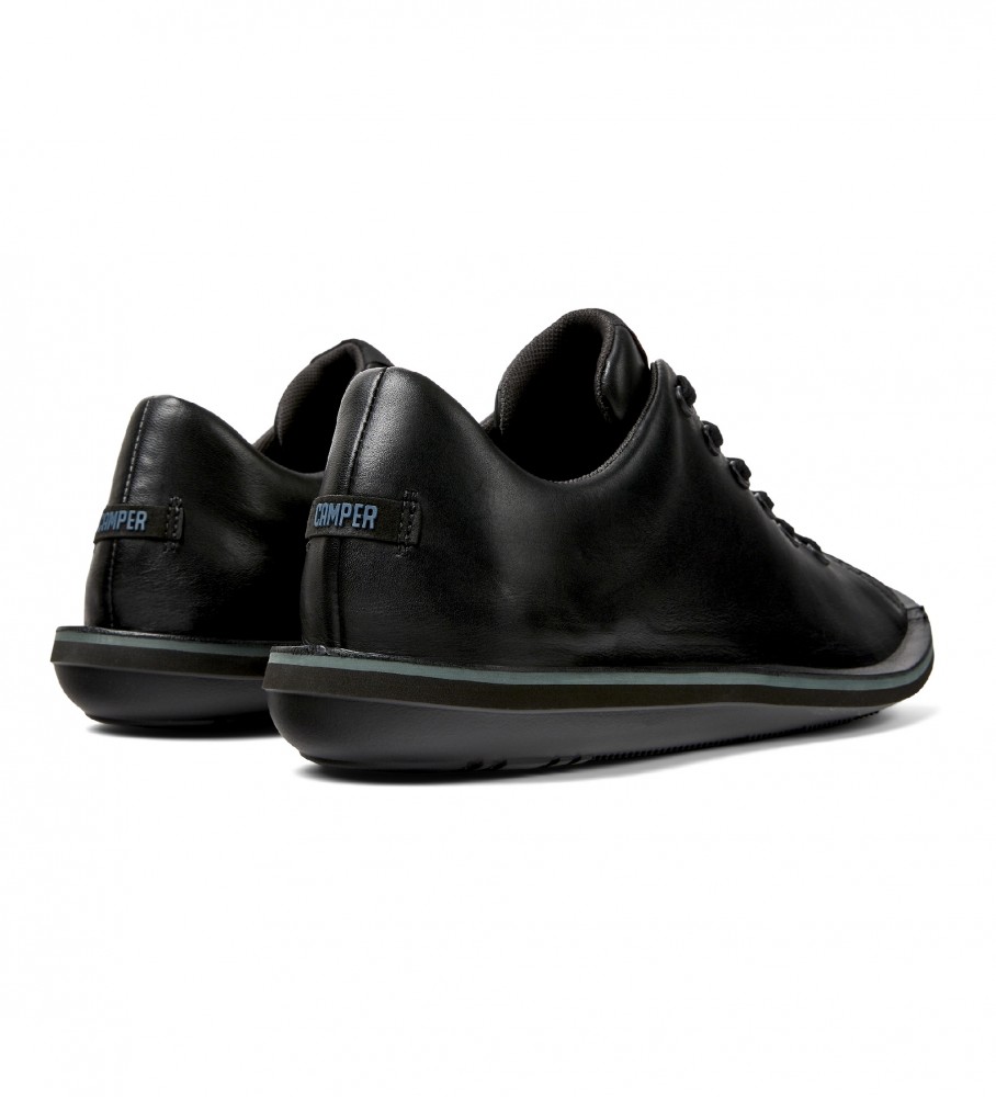 Sapatos de couro preto Camper Beetle