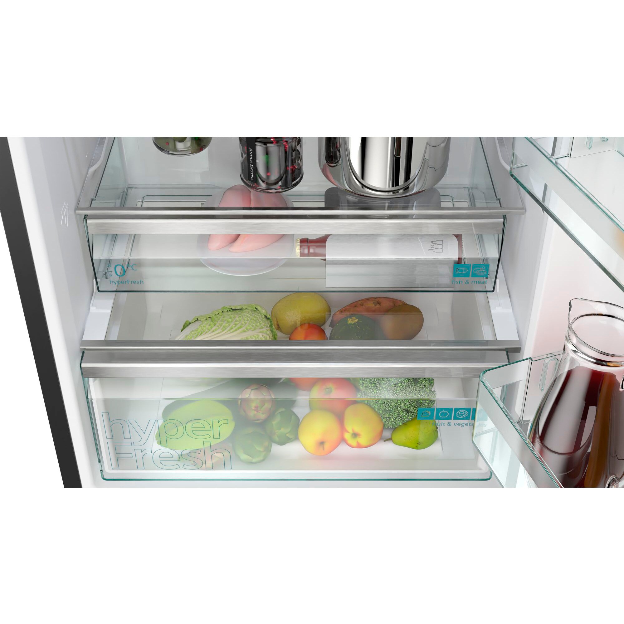Siemens Kühl-/Gefrierkombination KG49NAXCF iQ500