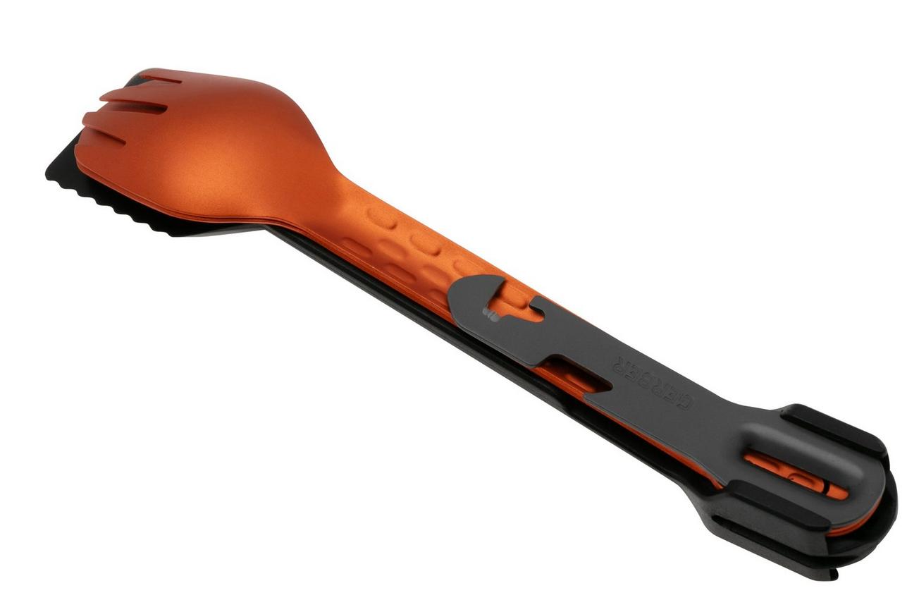 Gerber ComplEAT Cook, Eat, Clean-tool 13658167162 Burnt Orange, multifunctionele outdoor bestekset