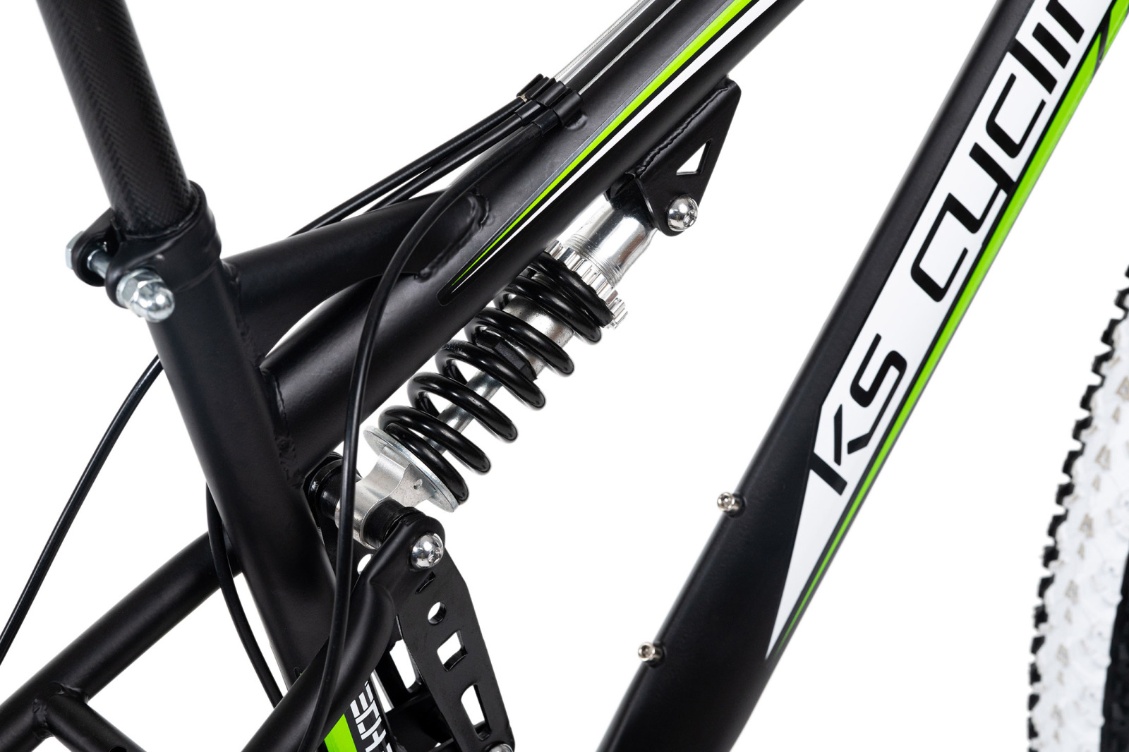 KS Cycling Mountainbike FULLY 27,5'' SCRAWLER - schwarz-grün - 46 cm Rahmenhöhe