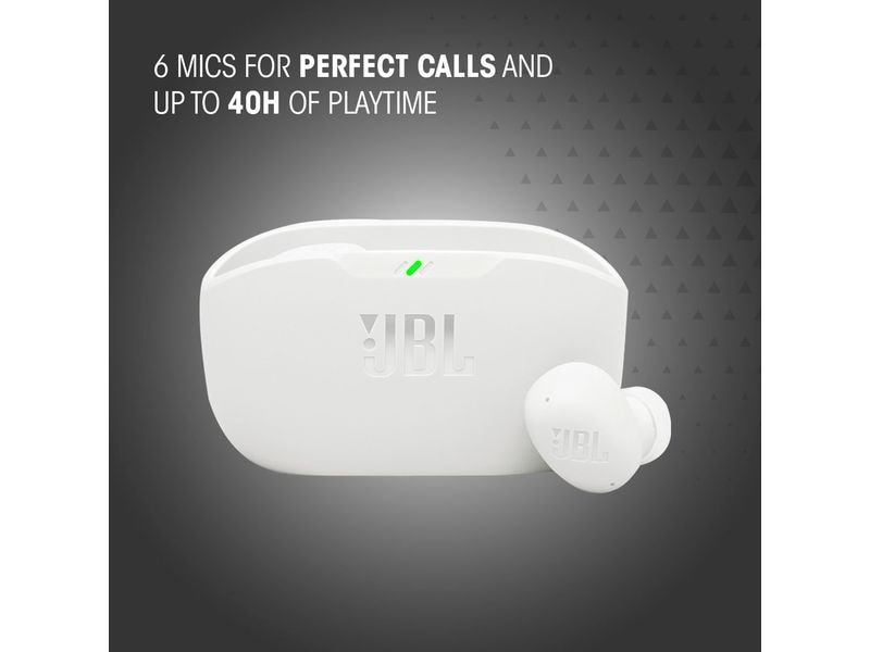 JBL True Wireless In-Ear-Kopfhörer Wave Buds 2 Schwarz Kabellose Ohrhörer mit Noise-Cancelling-Funktion