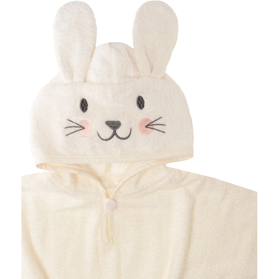 Liliput Badeponcho Hase altweiss