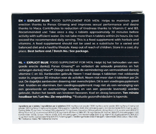 Explicit Blue Erectiepillen 2-pack 3x4ST