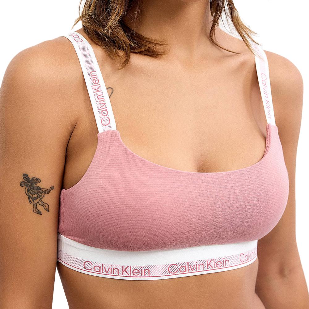 Calvin Klein Jeans Brassière Rose Femme Calvin Klein Jeans Bralette