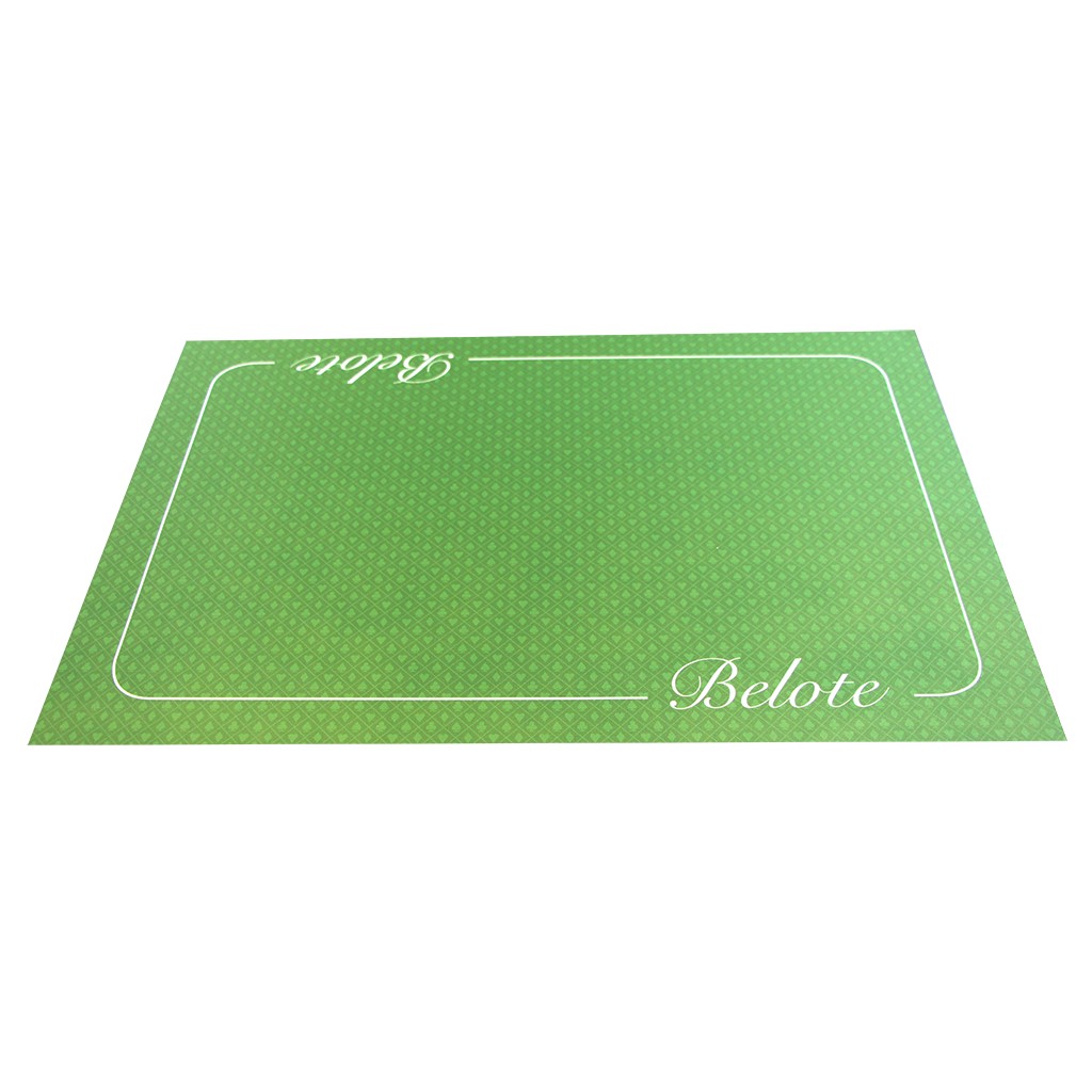 Tapis Belote - Cœur de Pique Excellence : Vert (40x60cm)
