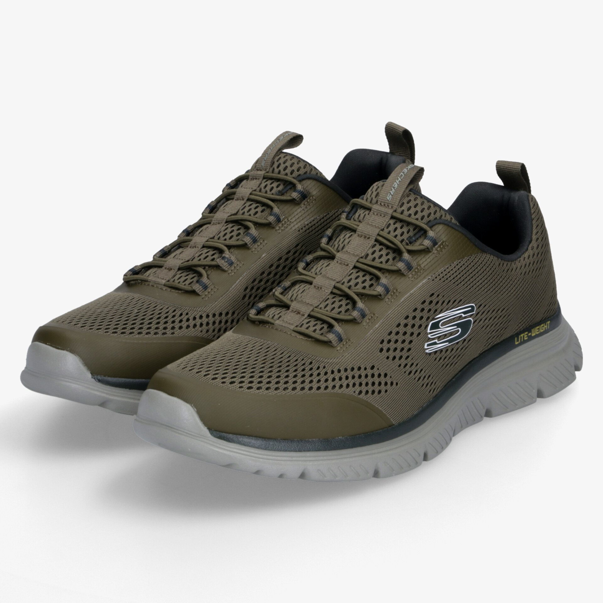 SKECHERS Herren Sneaker Low olive