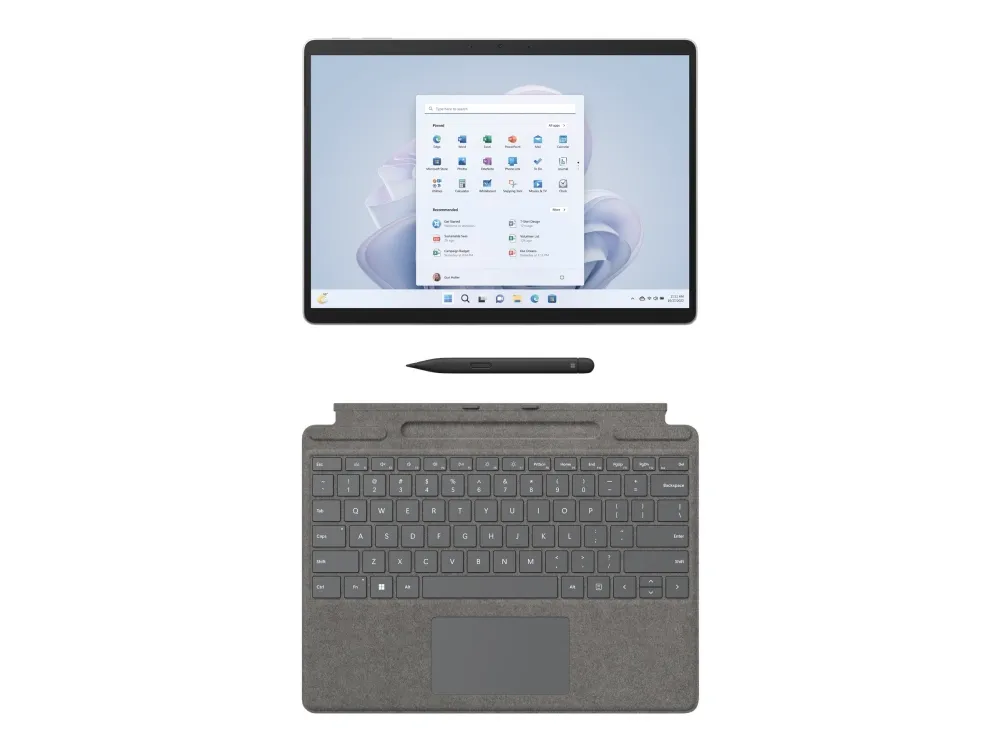Microsoft Surface Pro 9 for Business - Tablet - Intel Core i7 - 1265U / op til 4.8 GHz - Evo - Win 11 Pro - Intel Iris Xe Graphics - 32 GB RAM - 1 TB SSD - 13