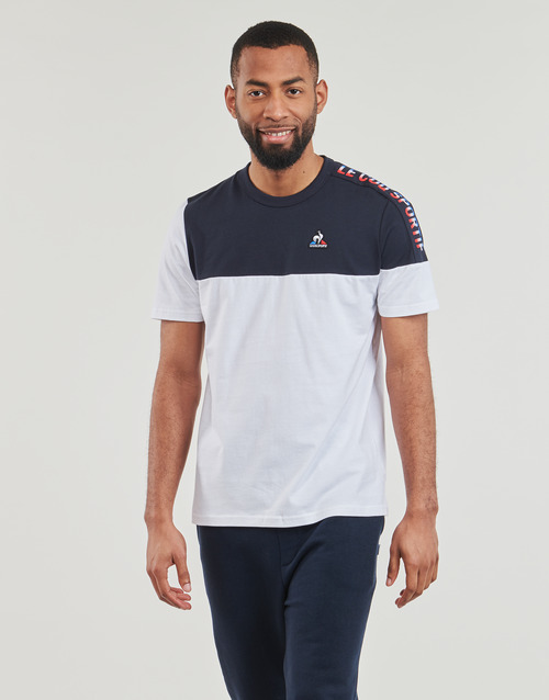 Le Coq Sportif - TRI TEE SS N°2 M - Blanc / Marine