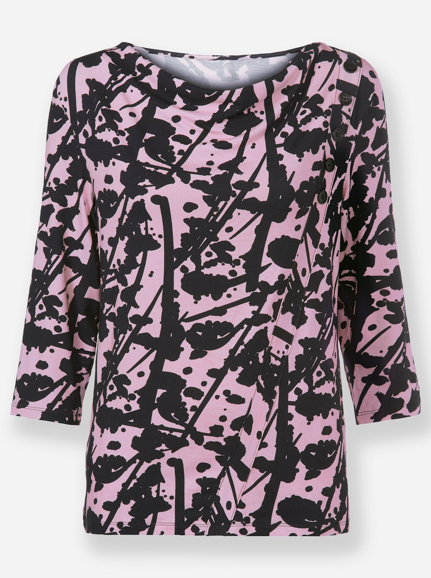Inspirationen Wasserfallshirt »Shirt« 1 Stk. tlg.