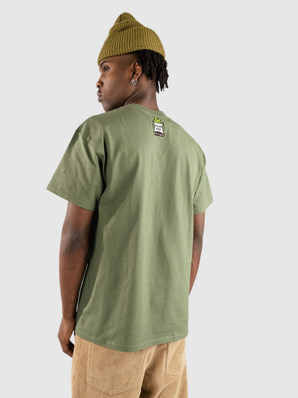 Killer Acid Ka Leaf Me Alone T-Shirt army green