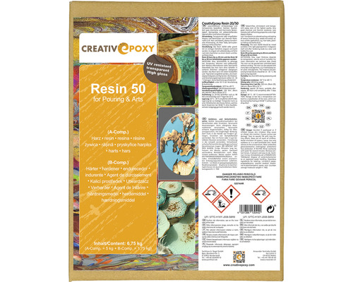 CreativEpoxy Resin 50 giethars 6750 g