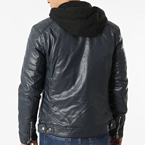 Veste Biker 5025 Bleu Marine