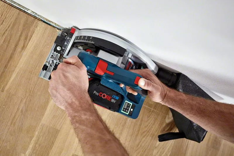 BOSCH COMBI-KIT 4 18V TOOLS: GSR 18V-90C + GKT 18V-52GC + GST 18V-155 SC+ GEX 18V-125 + 1 4.0 AH BATTERY (PROCORE) + 2 5.5 AH BATTERIES (PROCORE) + GAL 1880CV ( L)PROFESSIONAL