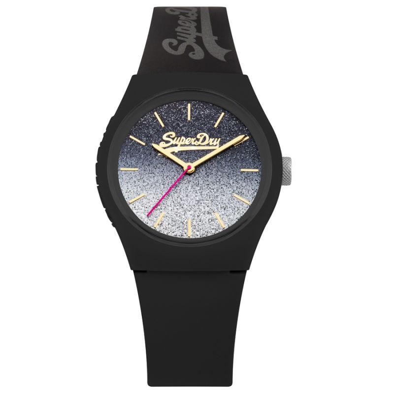 Montre Superdry en Silicone Femme Noir