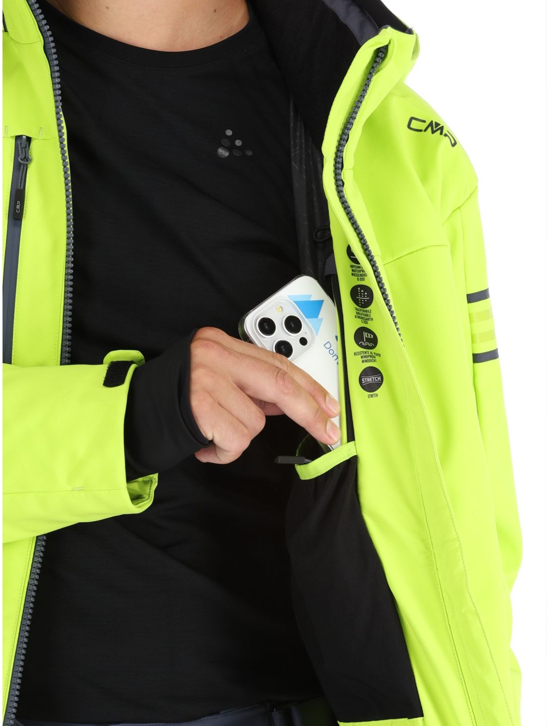 34W4647 ski-jas heren