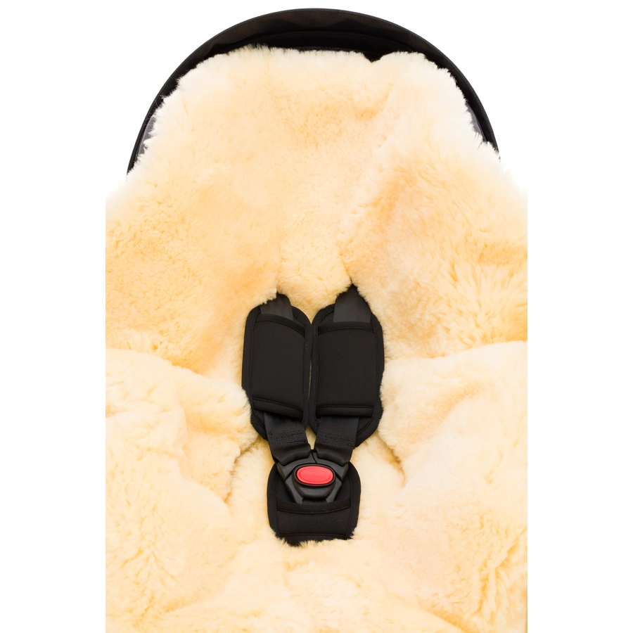 fillikid Winterfußsack Pamir Gr. 0 Echtfell Ivory