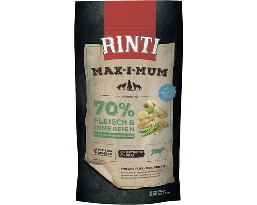 RINTI Max-i-mum droog hondenvoer met pens, 12 kg