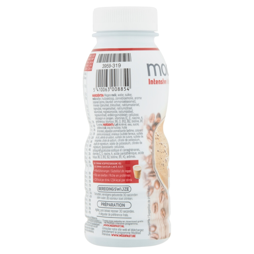 8x Modifast Intensive Drink Koffie236 ml