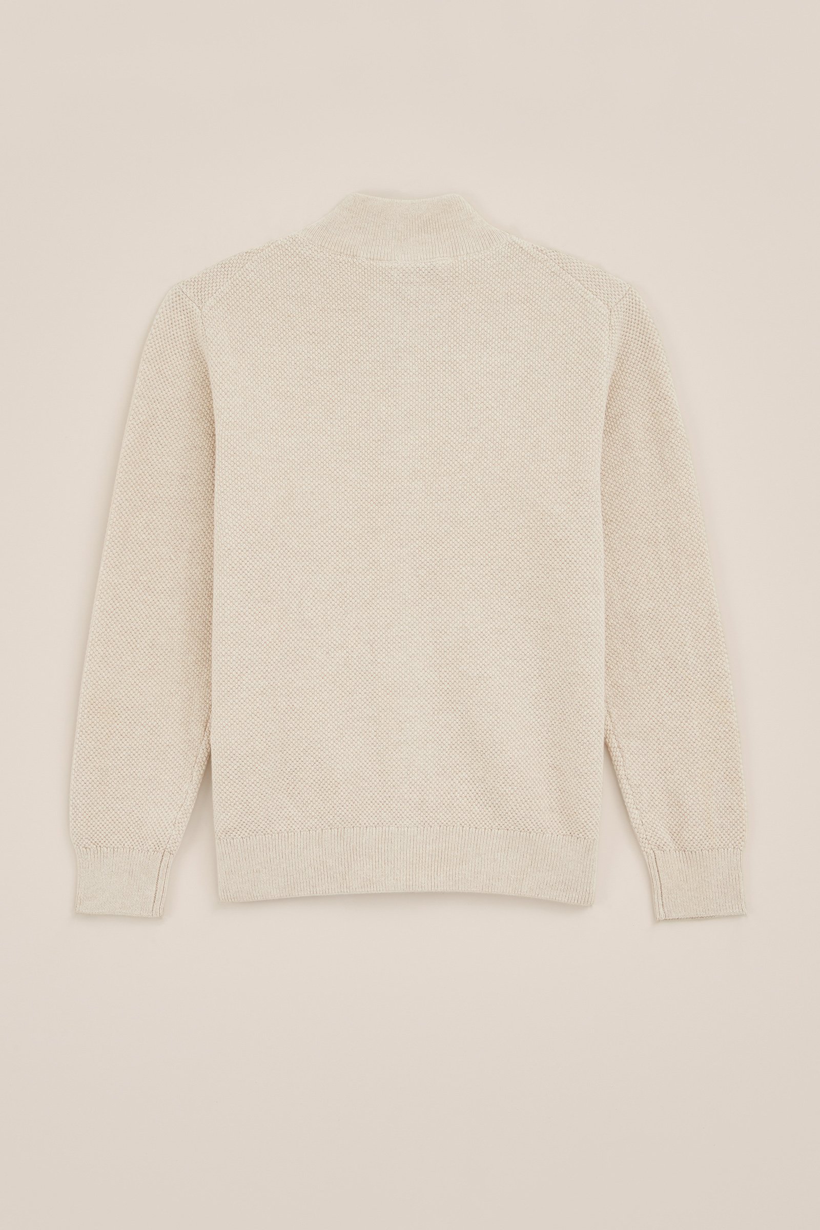 Jongens vest met structuur Blue Ridge Beige