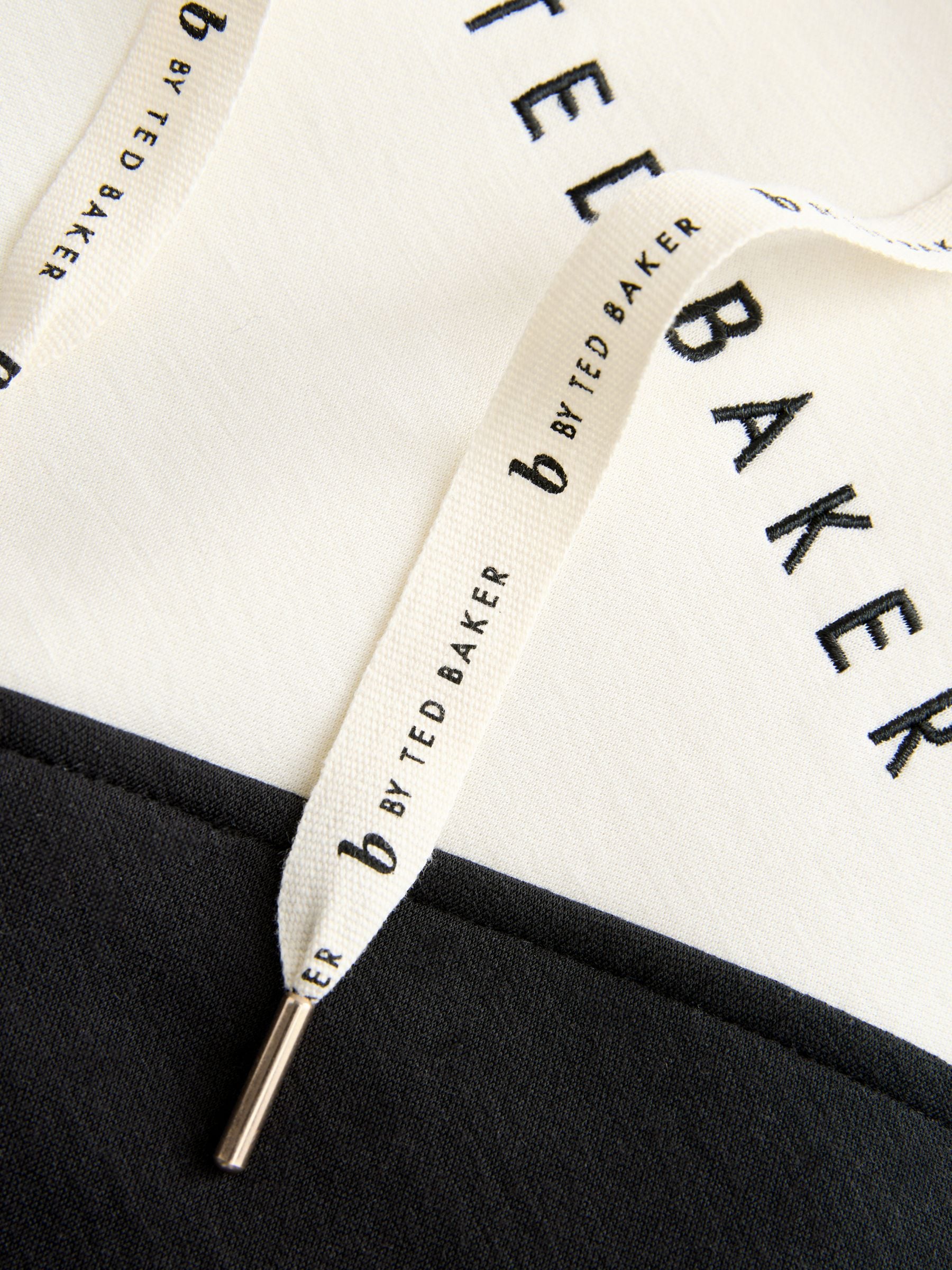 B by Ted Baker Modal Blend Black/White Hoodie