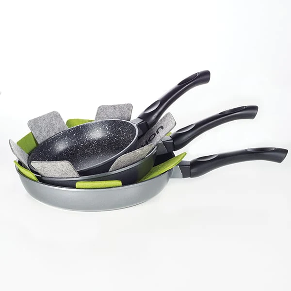 Batterie de cuisine poêles anti-adhérentes Rapid Cook 20, 24 et 28 cm