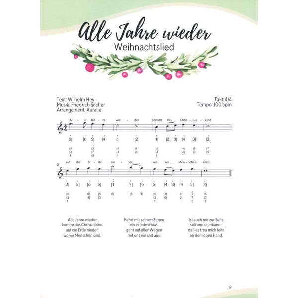 Claudia Groß Kalimba Weihnachtsliederbuch