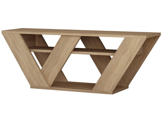 CONCEPT1 - Meuble TV Pipralla - Chêne 110 x 40 x 30