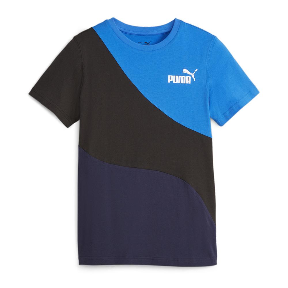 Puma T-shirt Bleu/Noir Garçon Puma 674231
